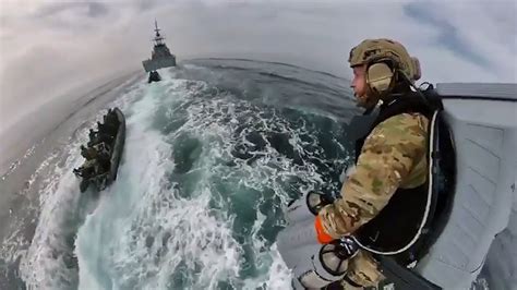 Royal Marines Test Out Jet Suit Over Water For Maritime Boarding Operation Youtube