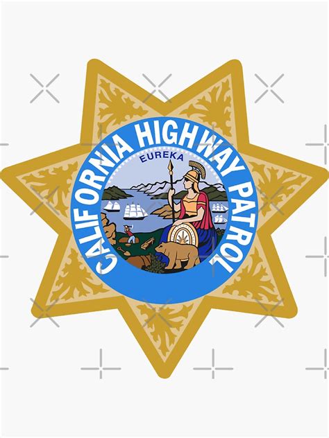 California Highway Patrol Patch Sticker For Sale By Tangoflow Redbubble