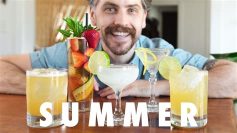 5 Summer Cocktails In 5 Minutes Quick Easy Refreshing Recipe Learn