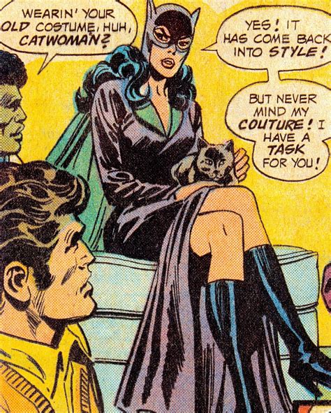 Catwoman Feline Fashion Comic Strip 60s Catwoman The