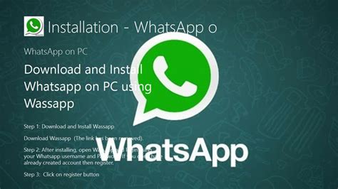 Installation Whatsapp On Pc For Windows 8 And 81