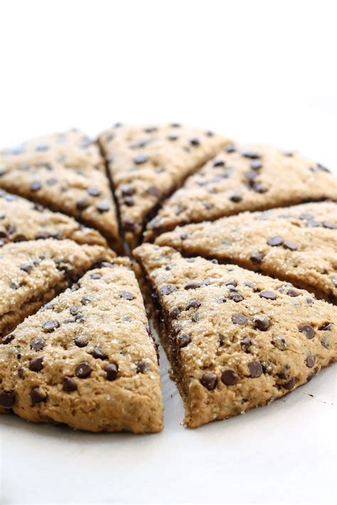 These Vegan Whole Wheat Chocolate Chip Scones Have The Perfect