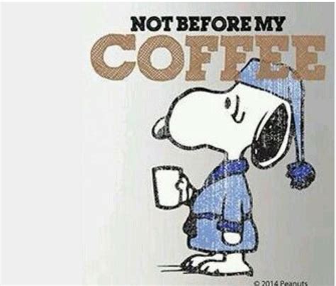 Not Before My Coffee Coffee Quotes Coffee Humor Peanut Pictures Snoopy And Woodstock Peanuts