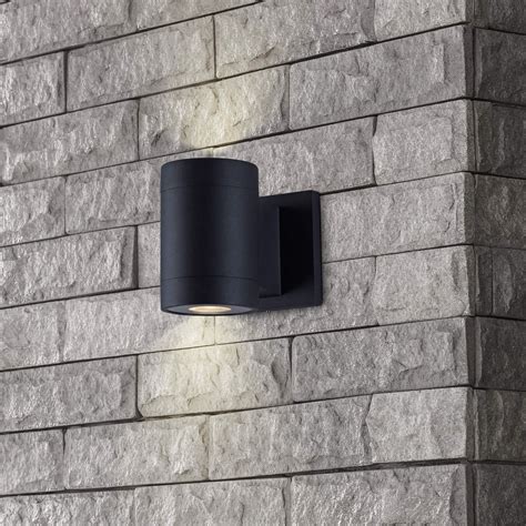 6 Modern Vow1334bl 10 Watt Integrated Led Outdoor Wall Sconce In Matte