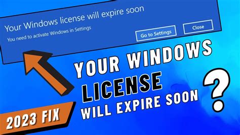 Fix Your Windows License Will Expire Soon Windows 1011 Dell Hp 2023