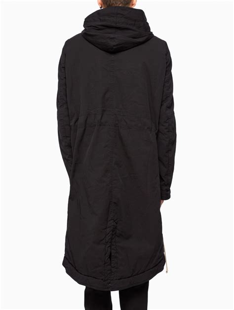 Lyst Drkshdw By Rick Owens Fishtail Parka In Black For Men