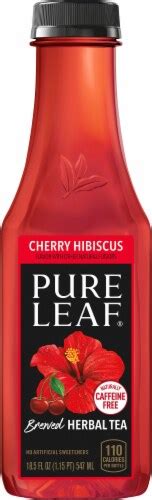 Pure Leaf Cherry Hibiscus Herbal Brewed Iced Tea 185 Fl Oz Pay Less