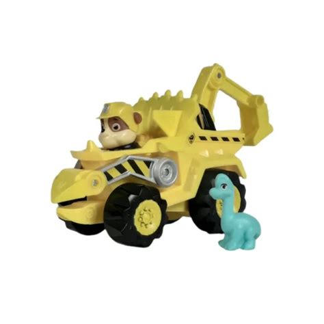 Rubble Dino Rescue Paw Patrol Figurine Vehicle