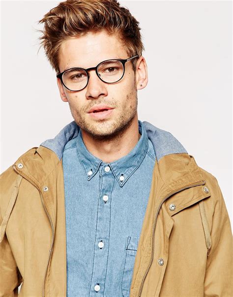 Lyst Gucci Round Glasses In Black For Men