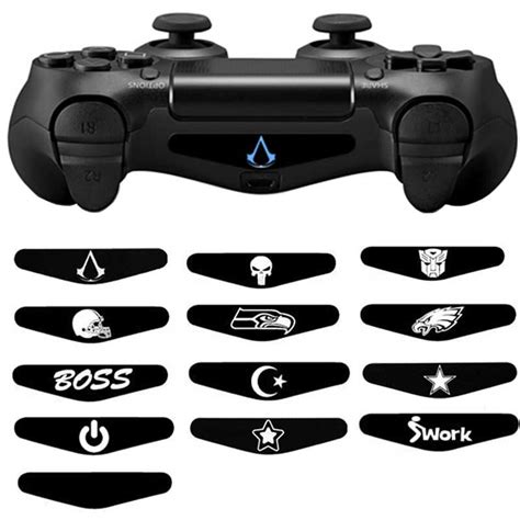 Dualshock 4 Lightbar Decal Recently Received These Stickers For The