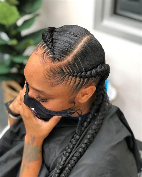 25 Two Cornrows Natural Hair Cailyndavey
