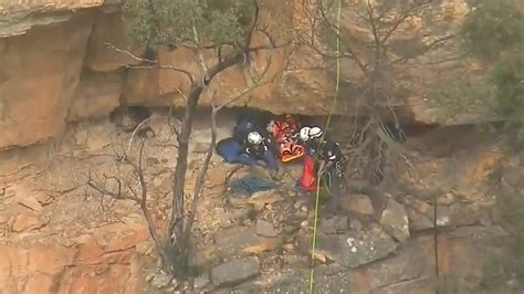 Rescued Rock Climber Recovering After Falling Down Cliff Sky News