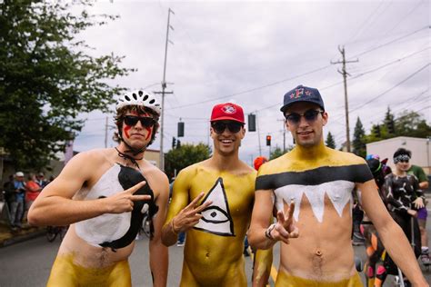 Naked Bike Riders At The Fremont Solstice Parade Photo Tak Flickr Hot