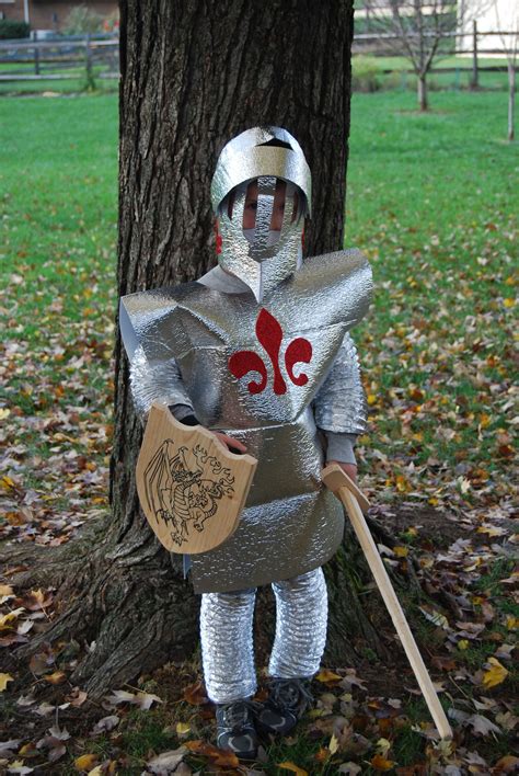 Knight Halloween Costume Diy Using A Car Window Shade For Armor Great