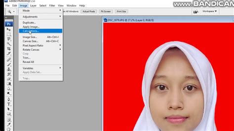Cara Mengubah Foto Ukuran Di Bawah 200 Kb JPEG 3x4 Latar Merah