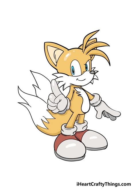 Tails Drawing How To Draw Tails Step By Step