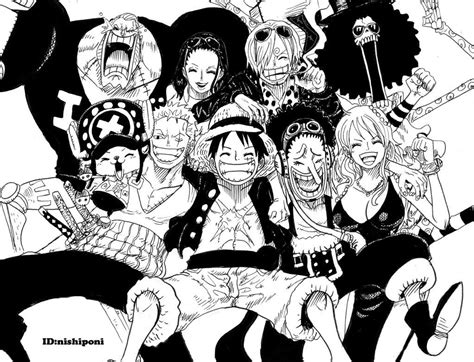 Straw Hat Pirates One Piece Drawing One Piece Manga One Piece Comic