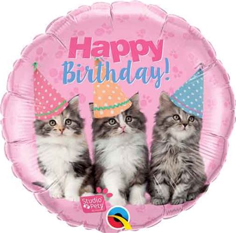 Dog And Cat Birthday Balloons Puppies Kittens Mylar And Latex Etsy