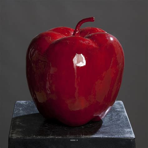 Grosse Pomme Rouge Deco