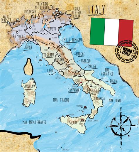 Italy Country Map And Statistics Weird Italy