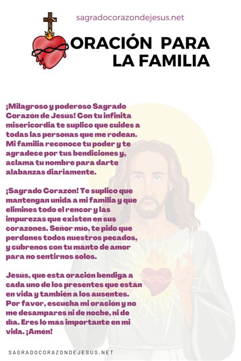 Oración Para La Familia Poderosa Y Milagrosa De Protección