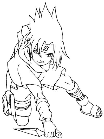 How To Draw Sasuke Uchiha From Naruto In Easy Step By Step