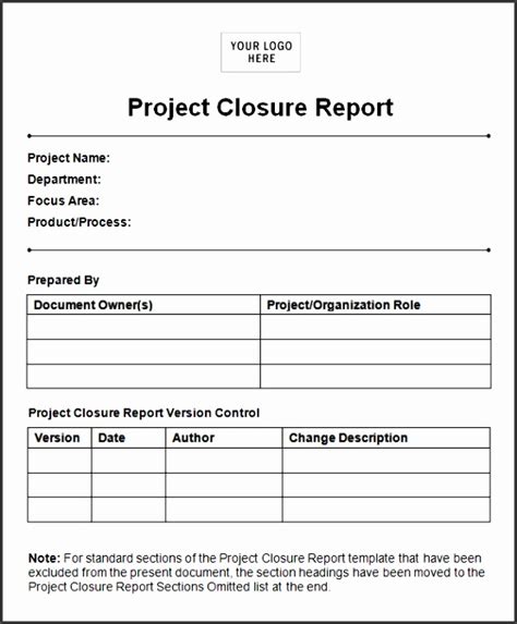 Project Closeout Checklist Sample Great Professionally Designed Templates