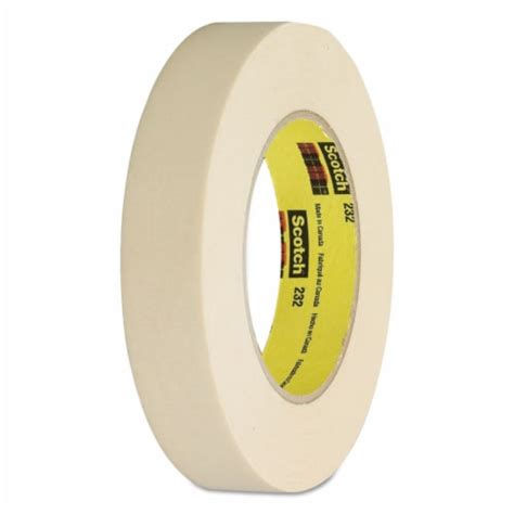 scotch 232 high performance masking tape 24mm x 55m 3 core tan 2321 24mmx55m king soopers