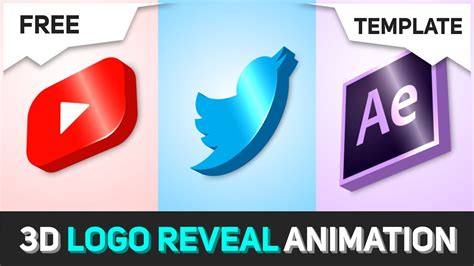 Free 3d Logo Animation Template After Effects No Third Party Plugin