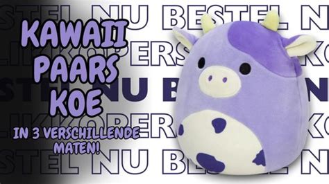 Klikkopers Kawaii Knuffel Squish Knuffel Cm Koe Squishy