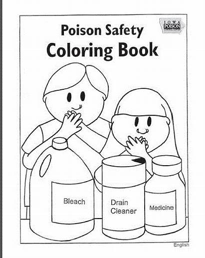 Children Coloring Pages Sheets Teaching Poison Control