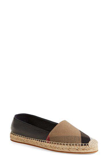 Burberry Burberry Hodgeson Check Print Espadrille Available At