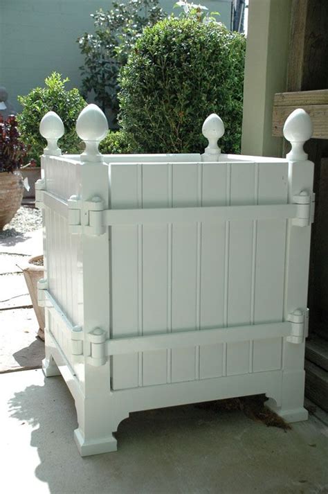 The classic versailles design, manufactured from modern materials. Versailles planters. Opening sides helpful for replacing ...