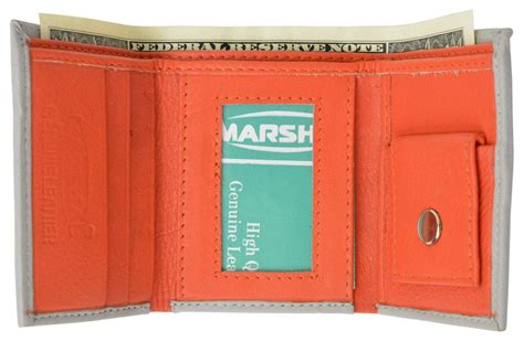 Marshal Wallet Premium Soft Leather Childrens Trifold Wallet Kids