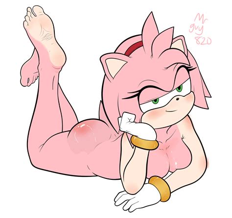 Rule 34 Amy Rose Anthro Ass Feet Feet Up Female Female Only Green