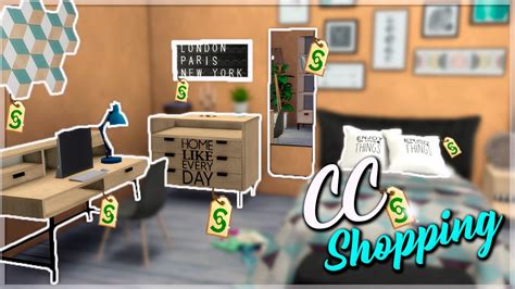 Los Sims 4 Cc Shopping — Muebles And Decoración Del Hogar 1 Youtube