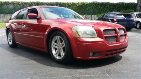 Purchase Used 2005 Dodge Magnum Rt Hemi Cherry Red Leather Heated Seats