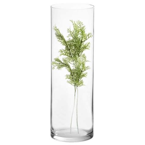 30 X 10 Inch Glass Cylinder Vase Set Of 2