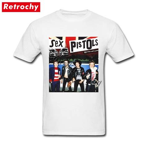 80s Hip Hop T Shirt Sex Pistols Youth Short Sleeve Tees Shirts Men Fashionable Brand Band