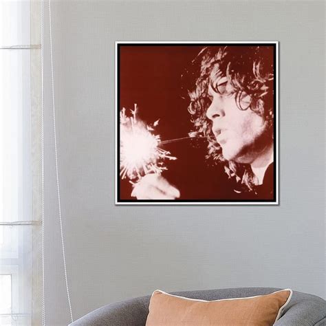 Icanvas Jim Morrison Sparkler By Radio Days Framed Bed Bath