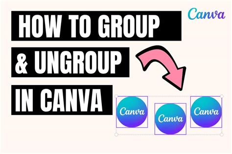 How To Group And Ungroup Elements On Canva Easy