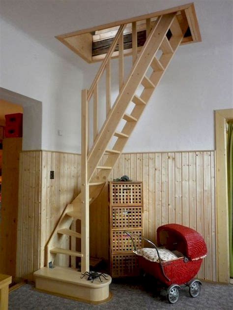 Awesome 70 Genius Loft Stair For Tiny House Ideas House Loft Stair