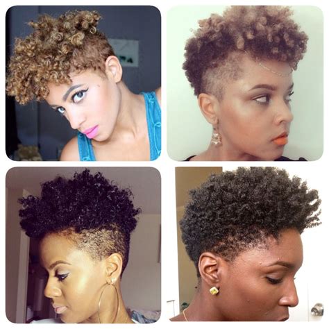 Tapered Natural Hairstyles Black Women Hair Tapered Haircut
