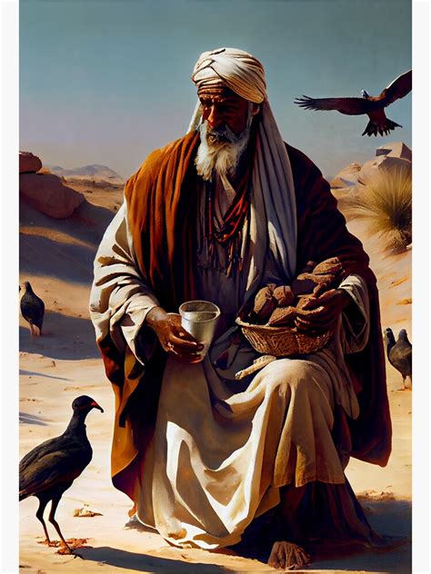 God Provides Manna And Quail For The Israelites In The Desert Sticker