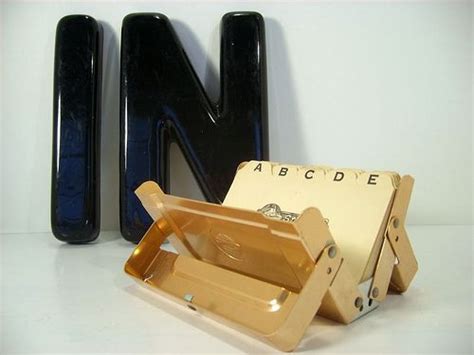 How many index cards do i have total? Vintage Steelmaster Metal Index Card Holder - a photo on ...