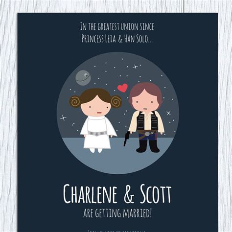 Feature Your Fave Fandom On Your Special Day Star Wars Invitations
