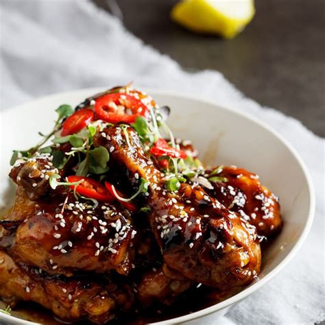 If chicken wings are your thing, you need to try our air fryer buffalo chicken wings recipe, garlic paresan chicken wings in an air fryer, or these fresh cilantro. Sticky Chicken Recipe | Yummly | Recipe | Sesame chicken ...