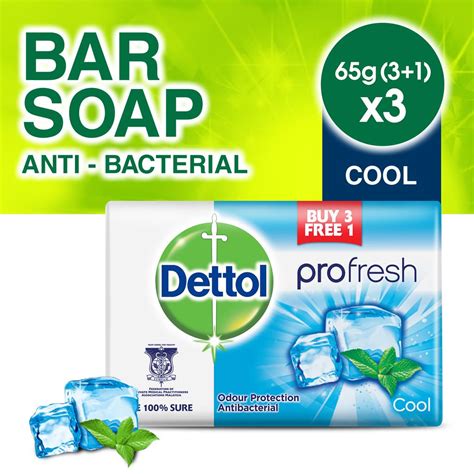 Dettol natural soap bar are the ideal soaps for everyday use, to leave your skin looking and feeling healty, and protected from germs. Dettol Bar Soap (65g x 3+1) x 3sets | Shopee Malaysia