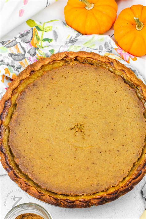 Pumpkin Pie From Fresh Pumpkin Easy Recipe Our Zesty Life