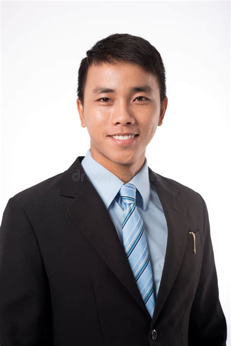 Handsome Asian Man Stock Image Image Of Portrait Glance 30812109